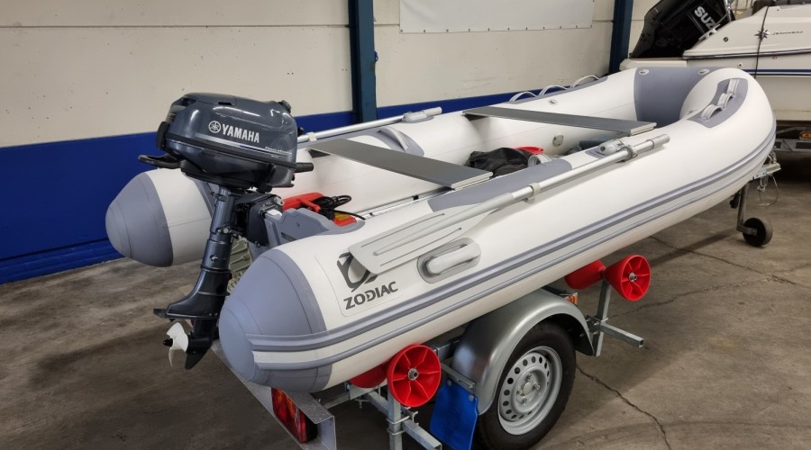 Zodiac Cadet 350ALU met Yamaha F6 en trailer (z&eacute;&eacute;r compleet)