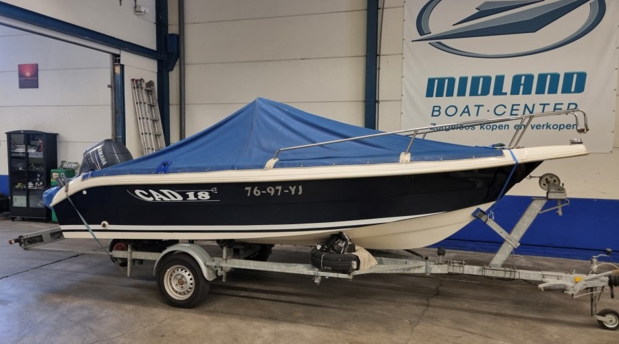 CAD 18 Open met Yamaha F60EFI en trailer